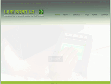 Tablet Screenshot of livescanla.com